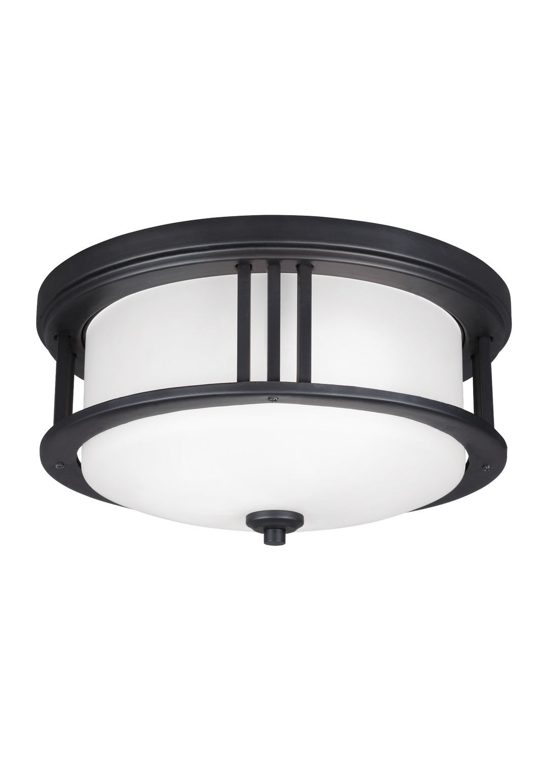 Generation Lighting. Two Light Outdoor Flush Mount
