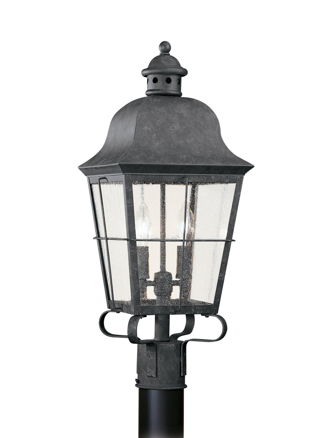 Generation Lighting. Two Light Outdoor Post Lantern