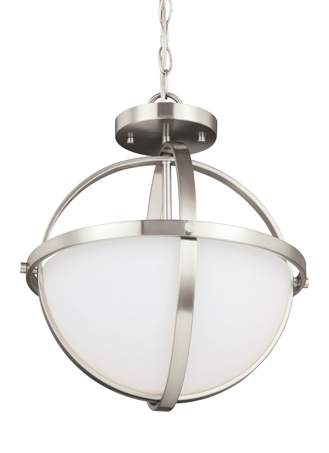Generation Lighting. Two Light Semi-Flush Convertible Pendant
