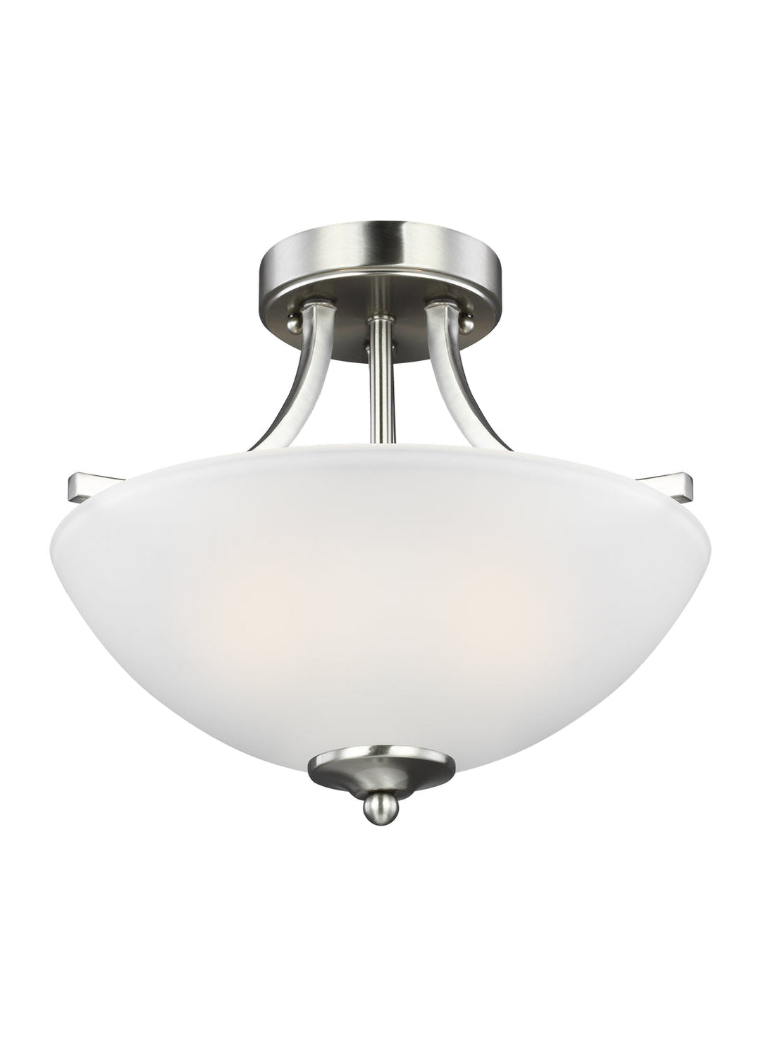 Generation Lighting. Two Light Semi-Flush Convertible Pendant