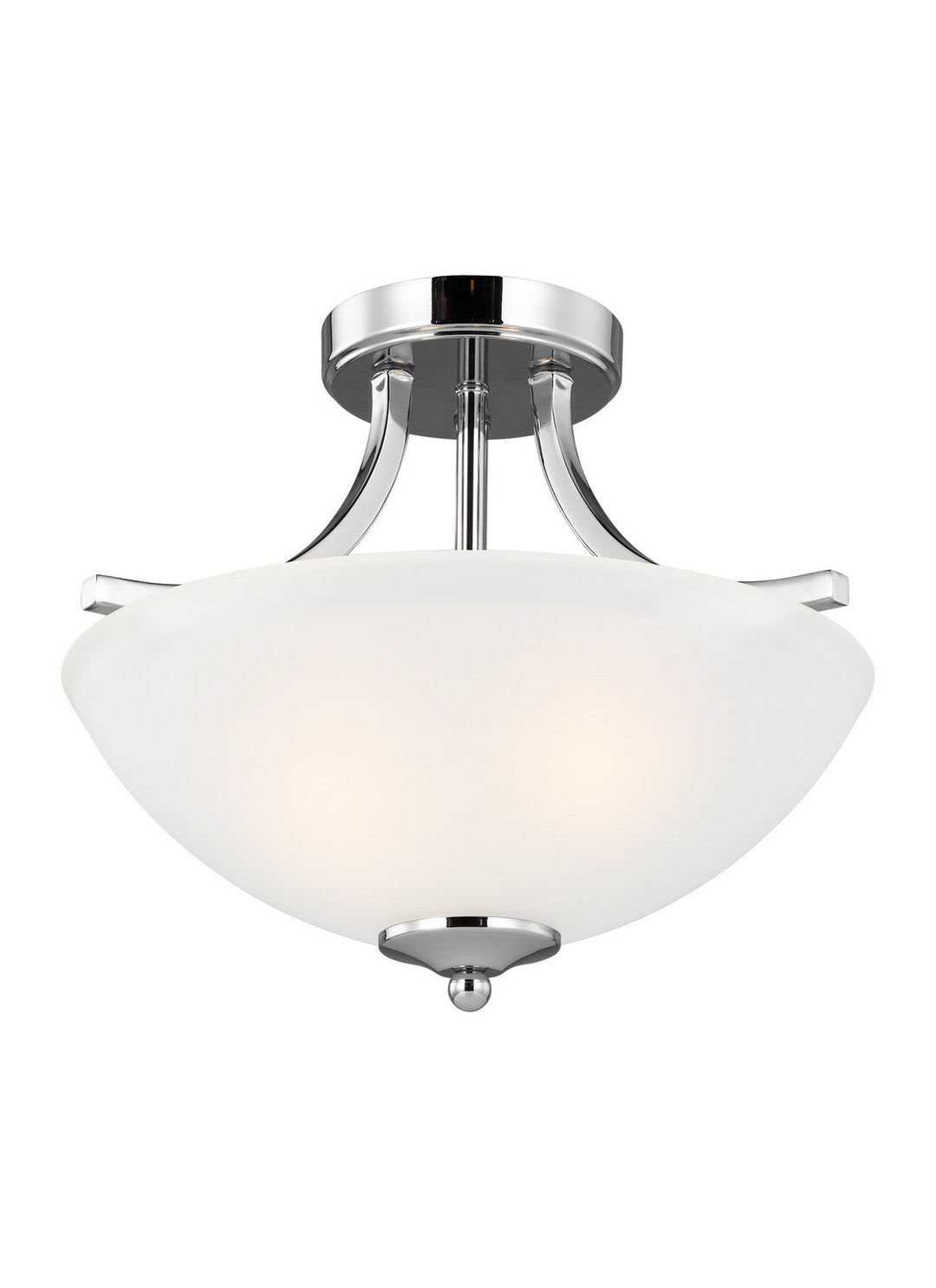 Generation Lighting. Two Light Semi-Flush Convertible Pendant