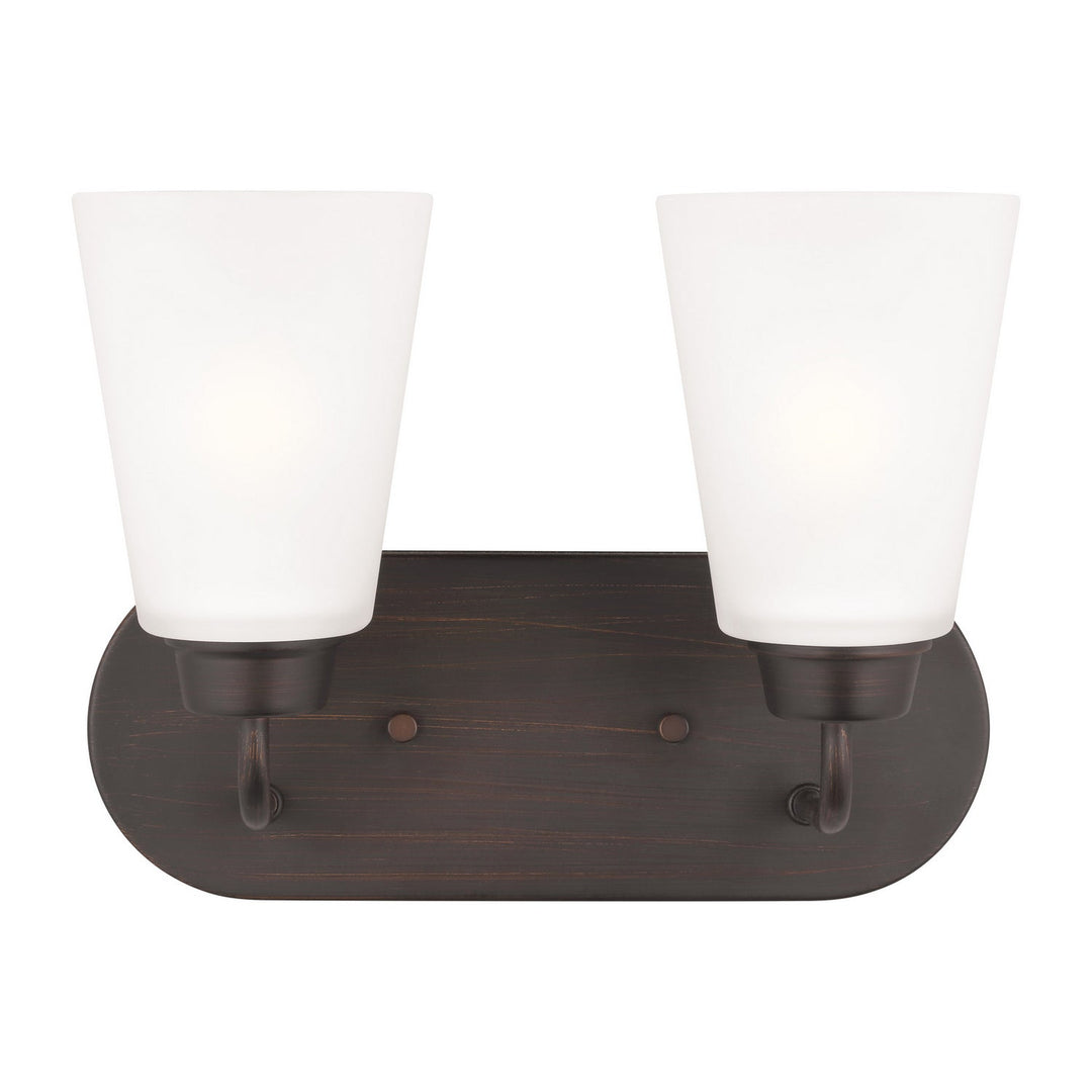 Generation Lighting. Two Light Wall / Bath