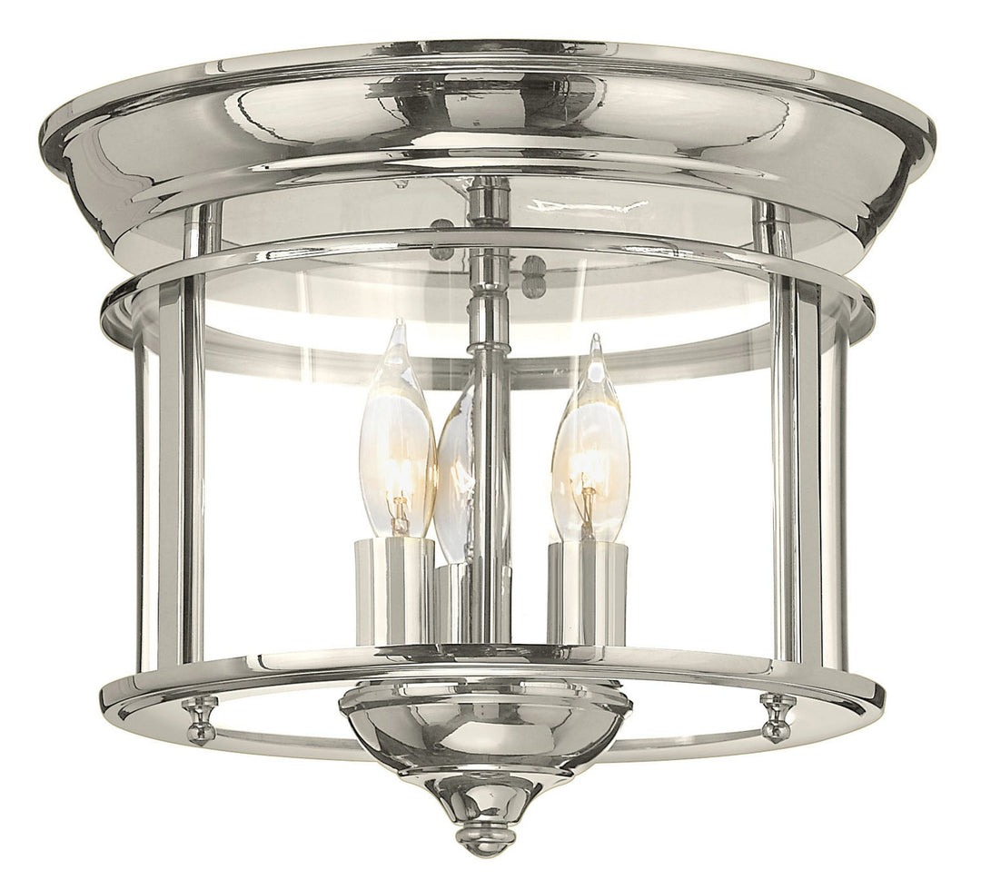 Gentry LED Flush Mount in Polished Nickel