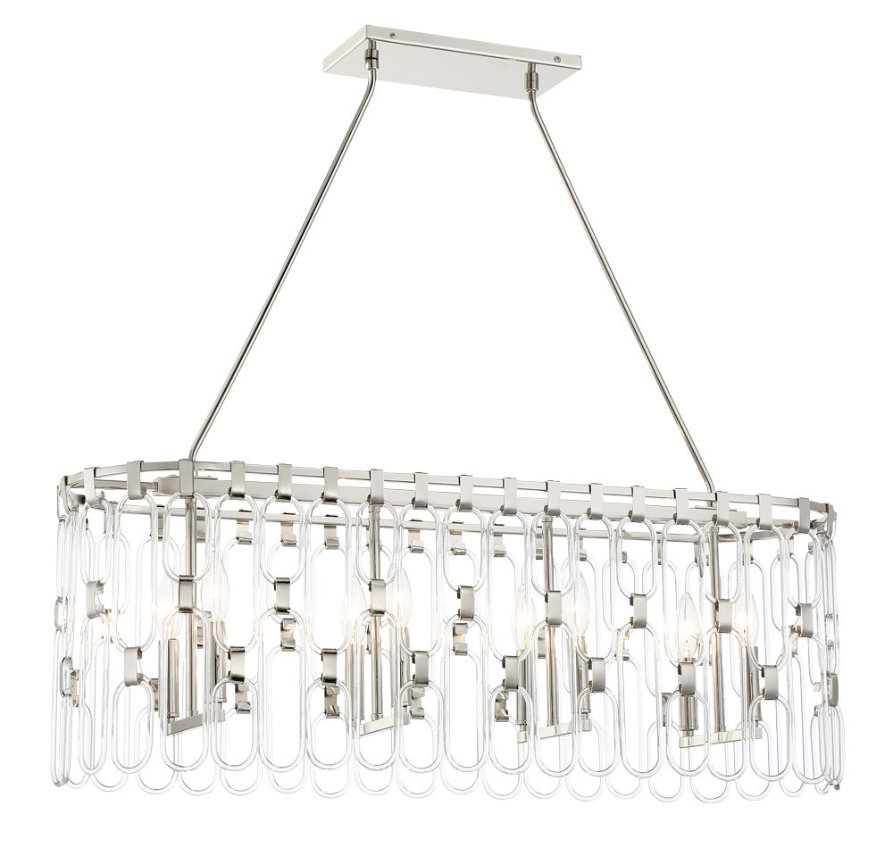 George Kovacs Eight Light Island Pendant