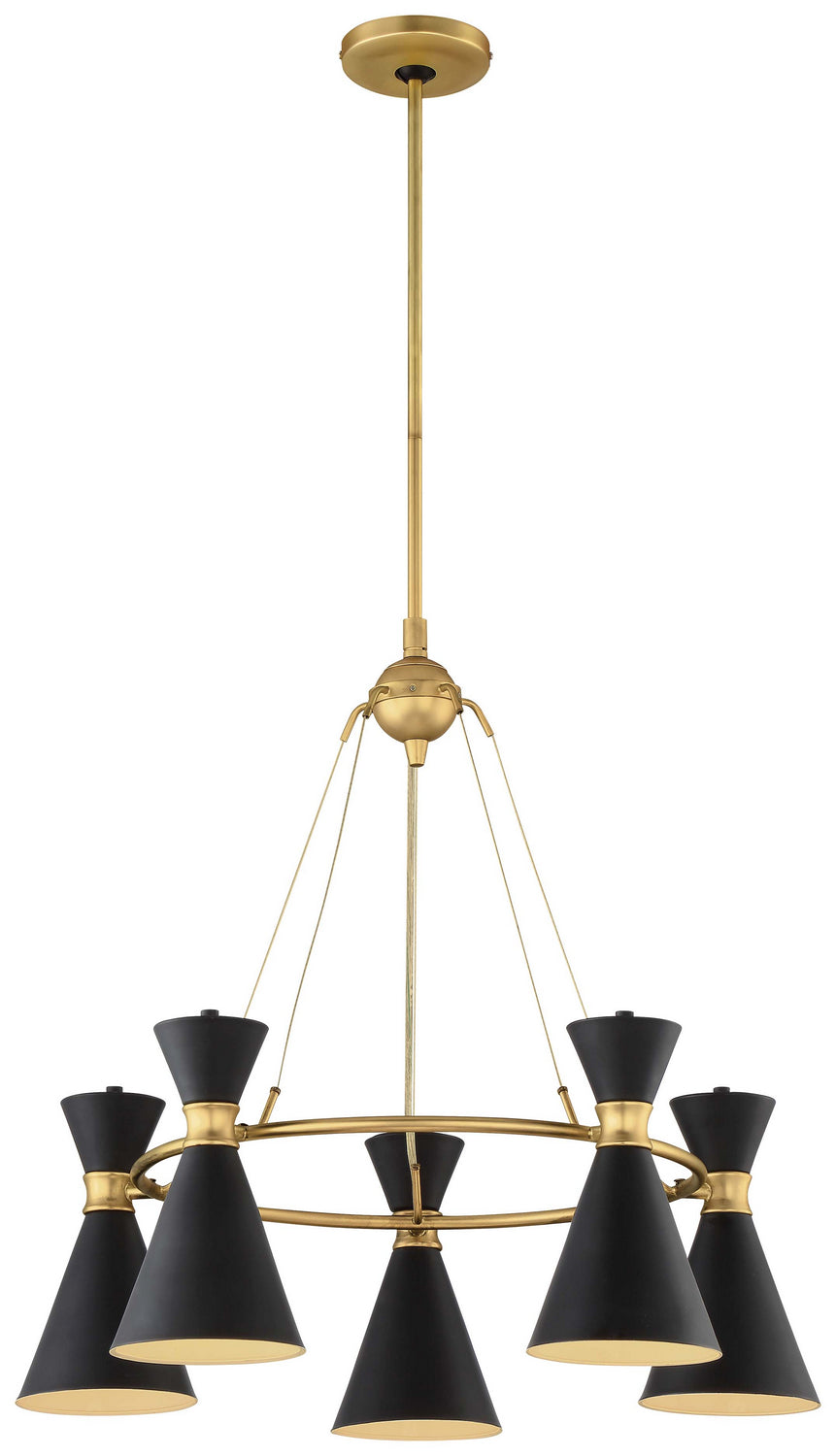 George Kovacs Five Light Chandelier