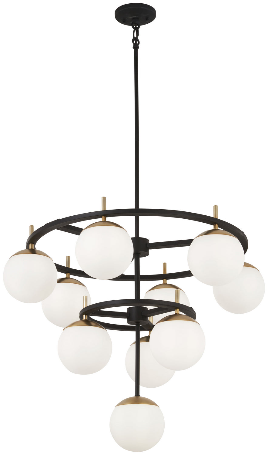 George Kovacs Ten Light Chandelier