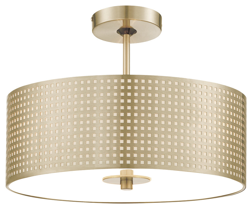 George Kovacs Three Light Semi Flush Mount