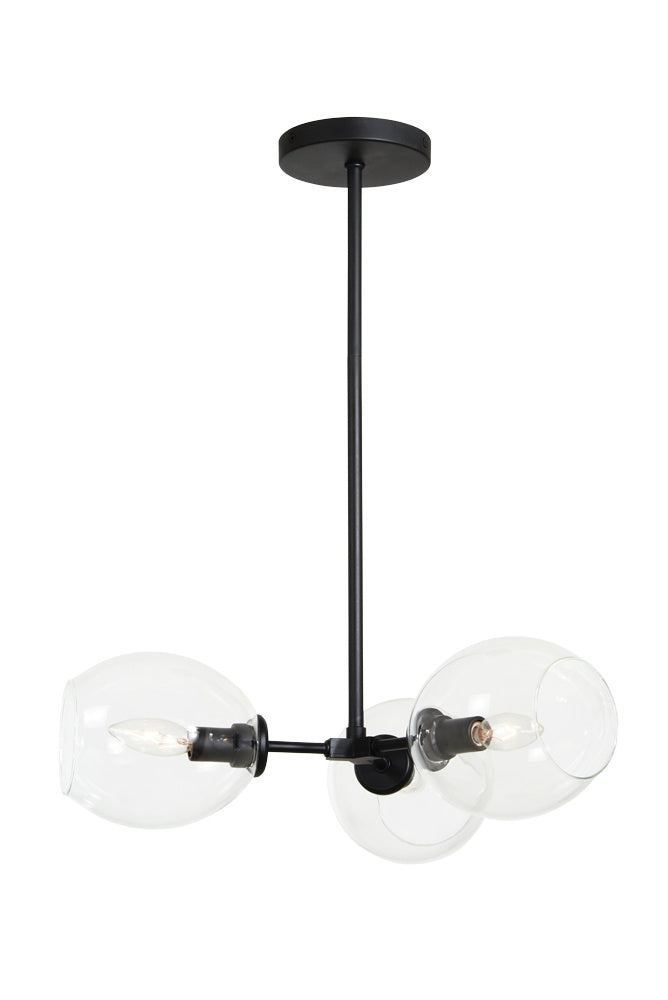 George Kovacs Three Light Semi Flush Mount