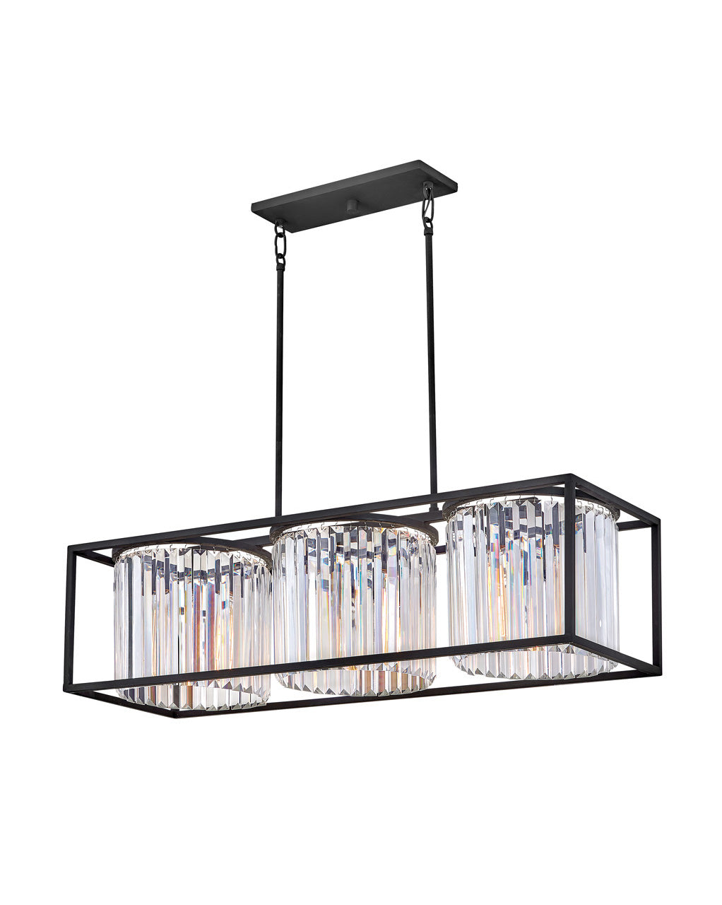 Giada LED Chandelier in Black
