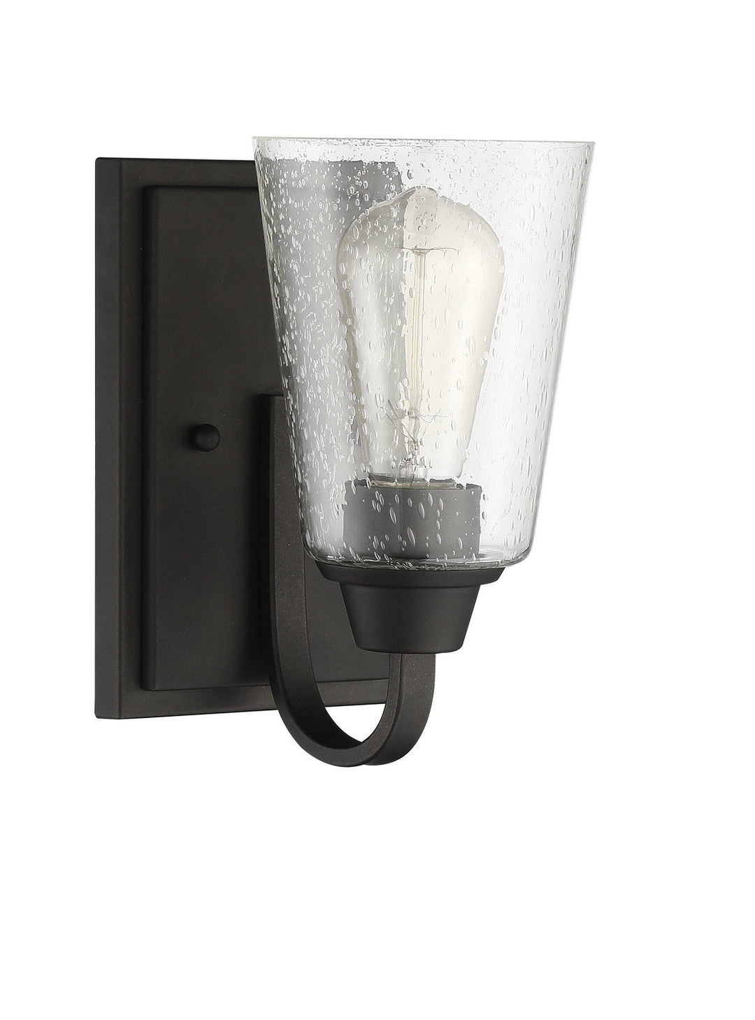 Grace One Light Wall Sconce in Espresso