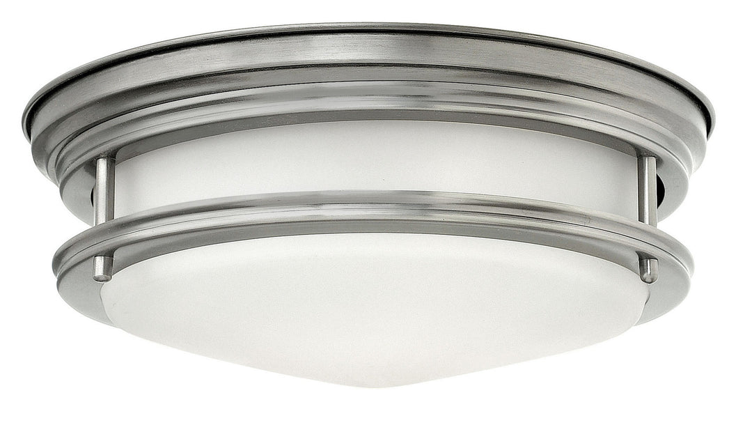 Hadley LED Flush Mount in Antique Nickel