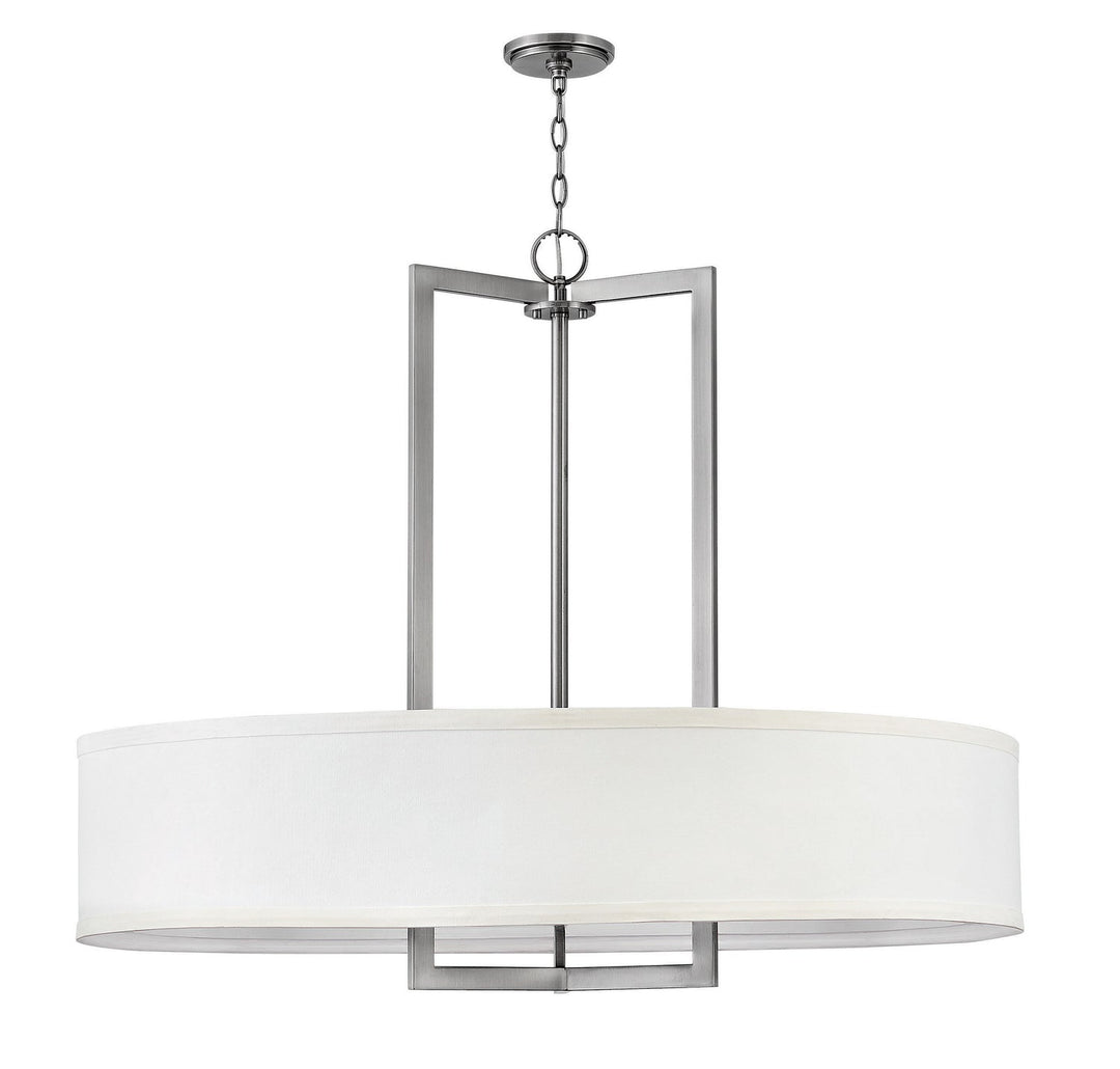 Hampton LED Chandelier in Antique Nickel