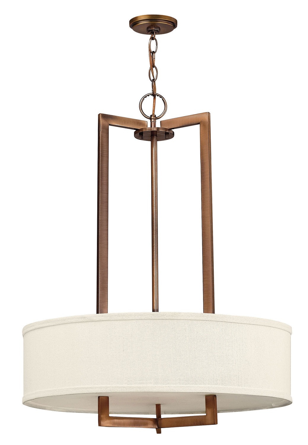 Hampton LED Pendant in Brushed Bronze