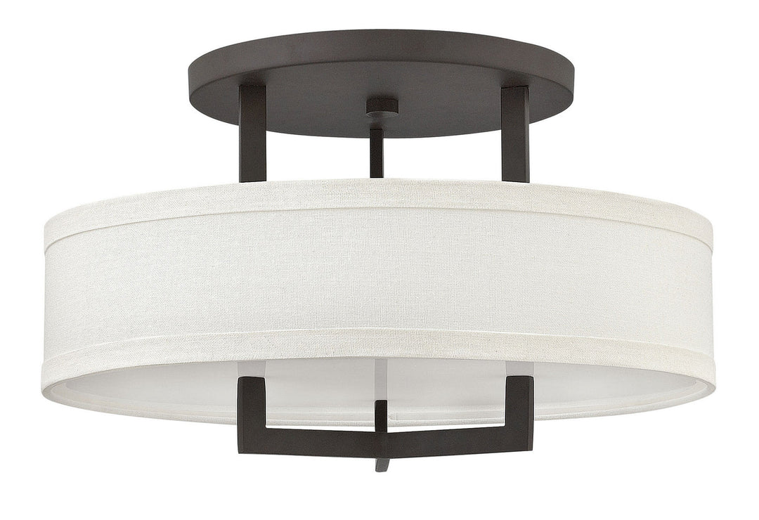 Hampton LED Semi-Flush Mount in Buckeye Bronze