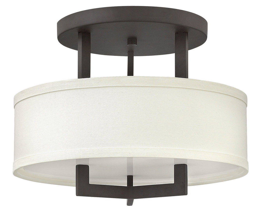 Hampton LED Semi-Flush Mount in Buckeye Bronze