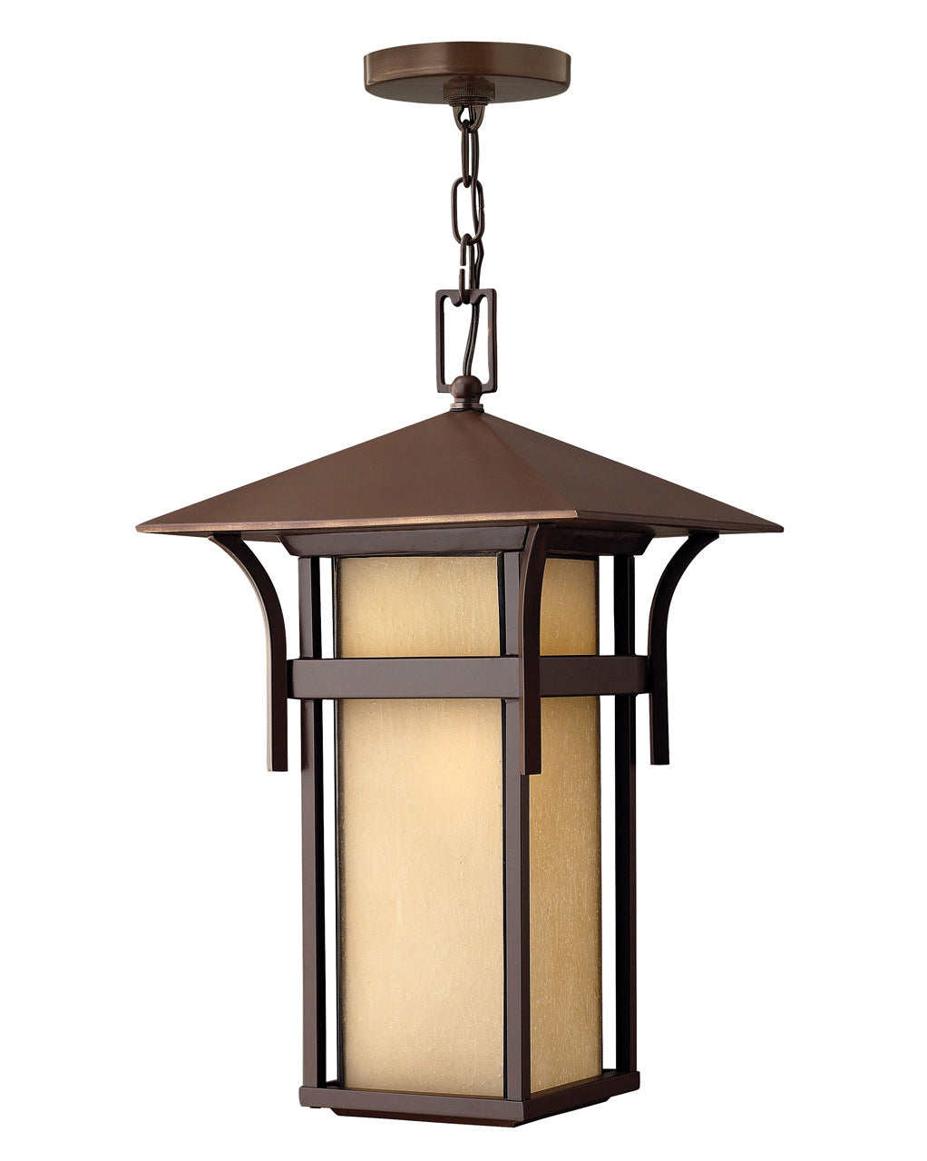 Harbor LED Hanging Lantern in Anchor Bronze