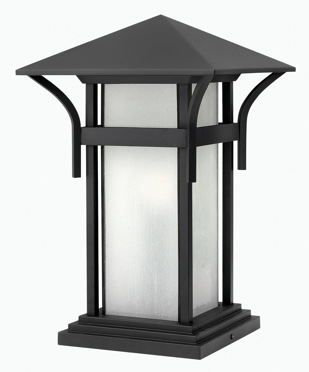 Harbor LED Pier Mount in Satin Black