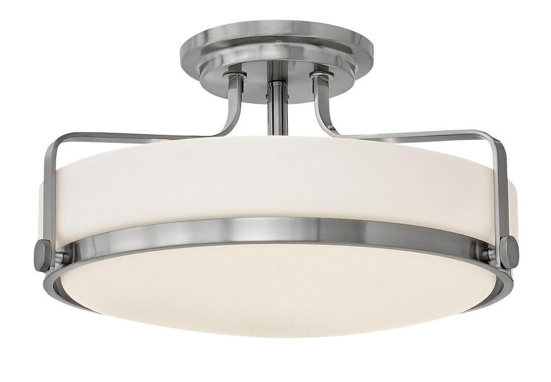 Harper LED Flush Mount in Brushed Nickel