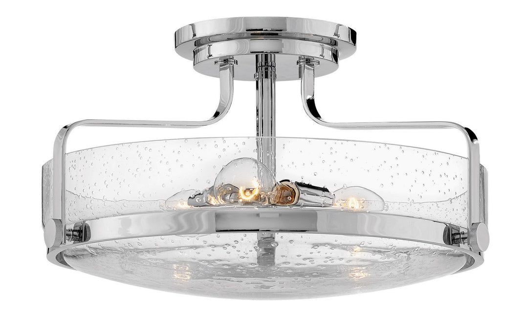 Harper LED Semi-Flush Mount in Chrome
