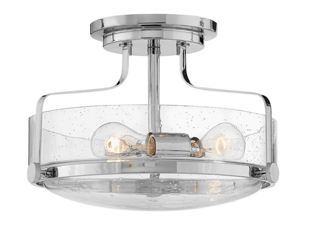 Harper LED Semi-Flush Mount in Chrome