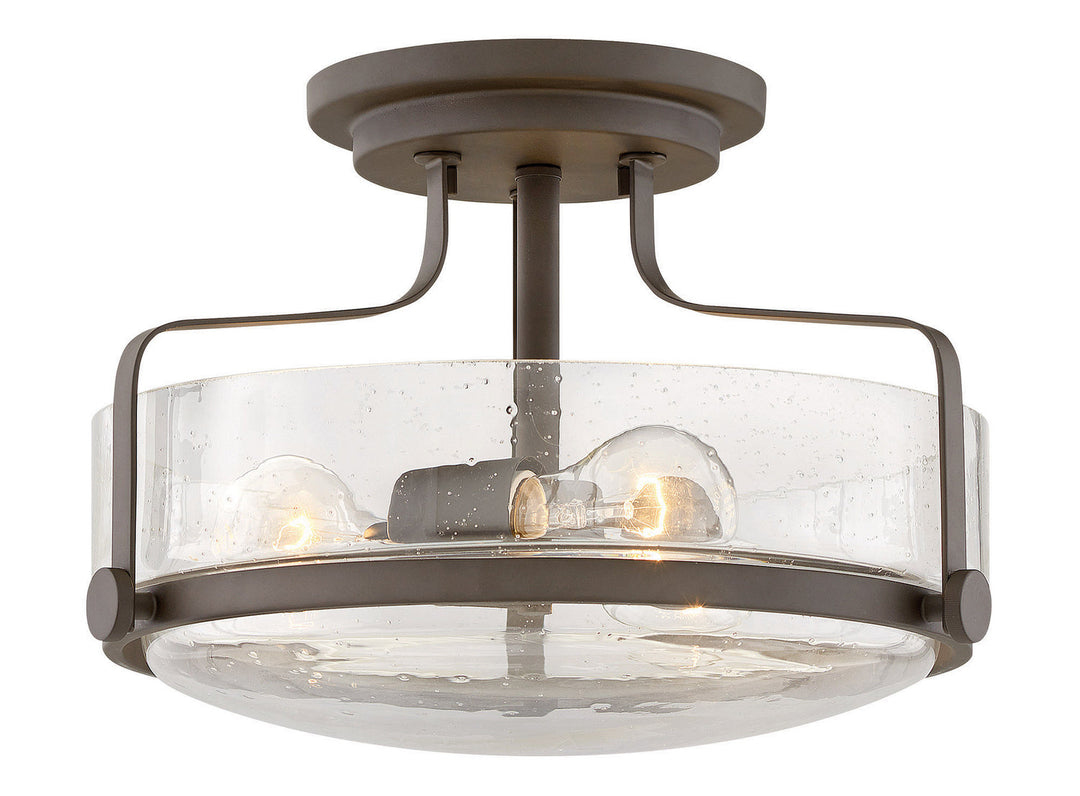 Harper LED Semi-Flush Mount in Oil Rubbed Bronze