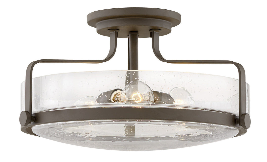 Harper LED Semi-Flush Mount in Oil Rubbed Bronze