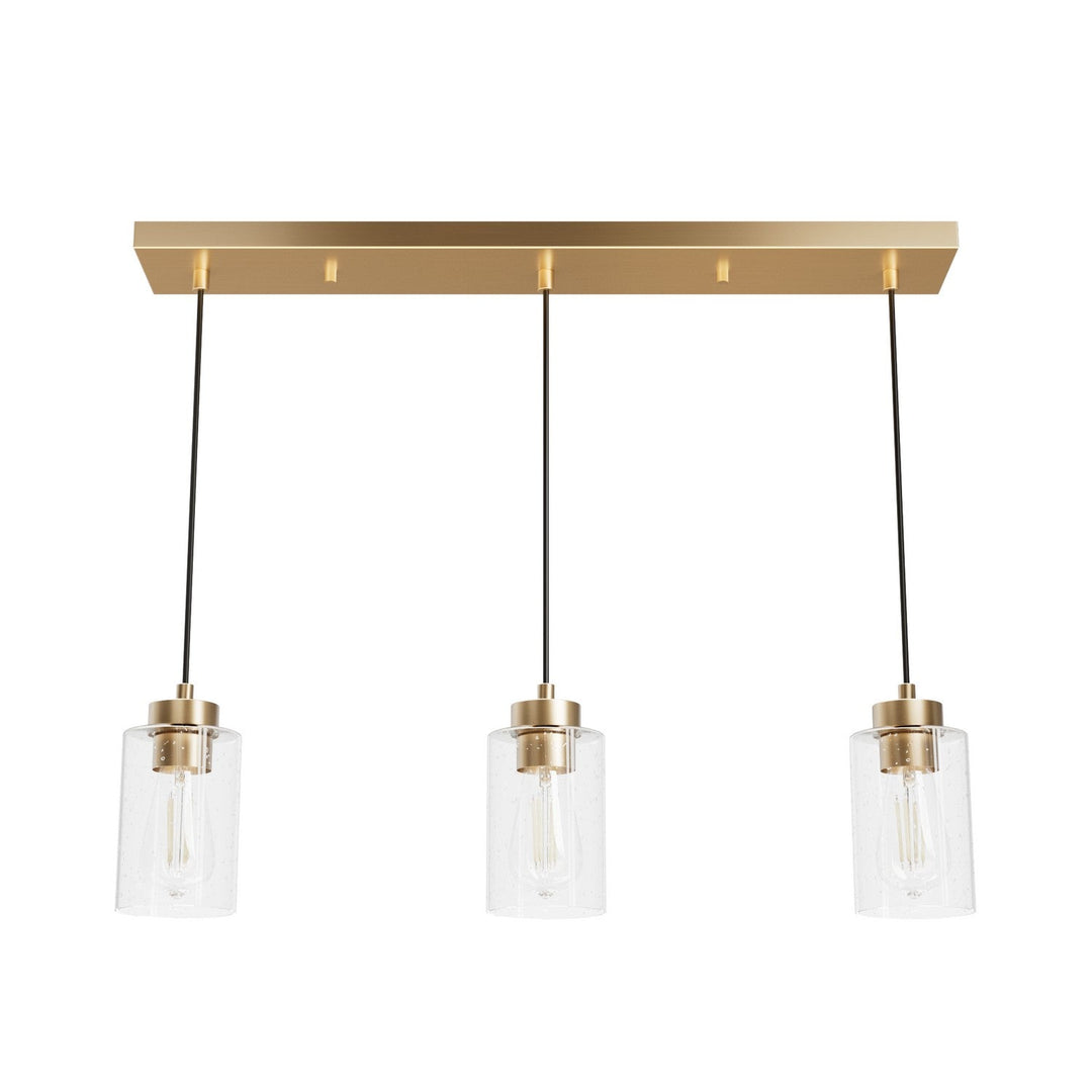 Hartland Three Light Linear Cluster in Alturas Gold