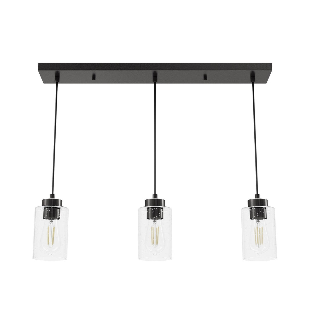 Hartland Three Light Linear Cluster in Noble Bronze