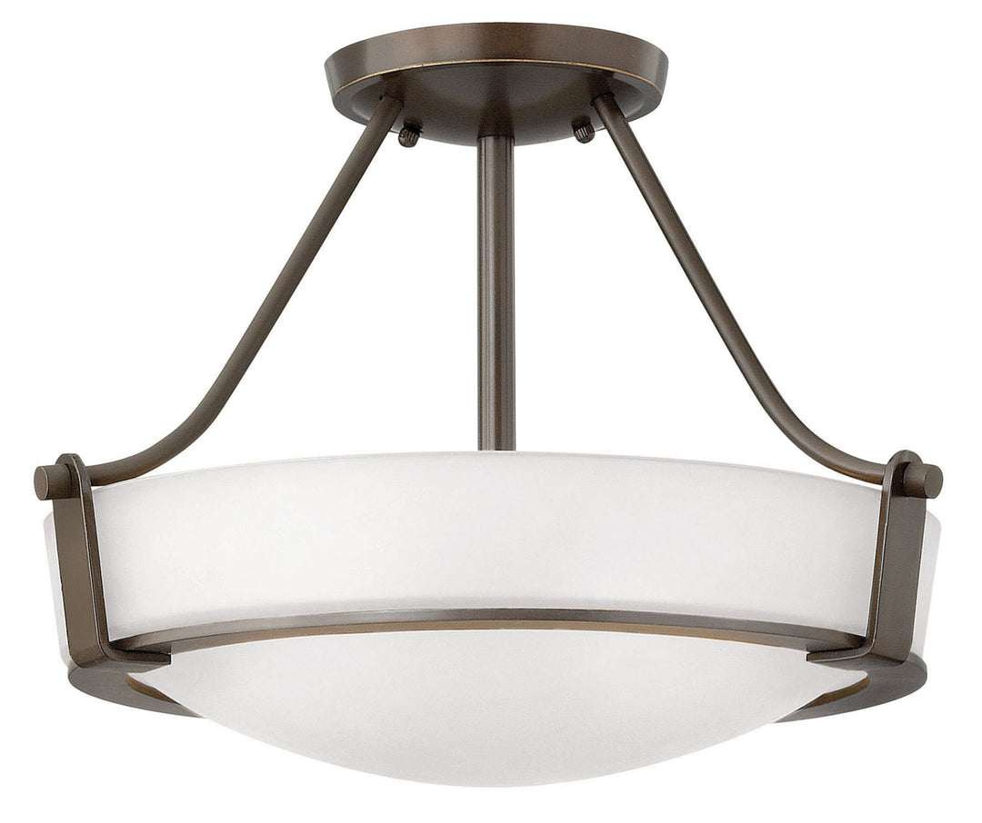 Hathaway LED Semi-Flush Mount in Olde Bronze