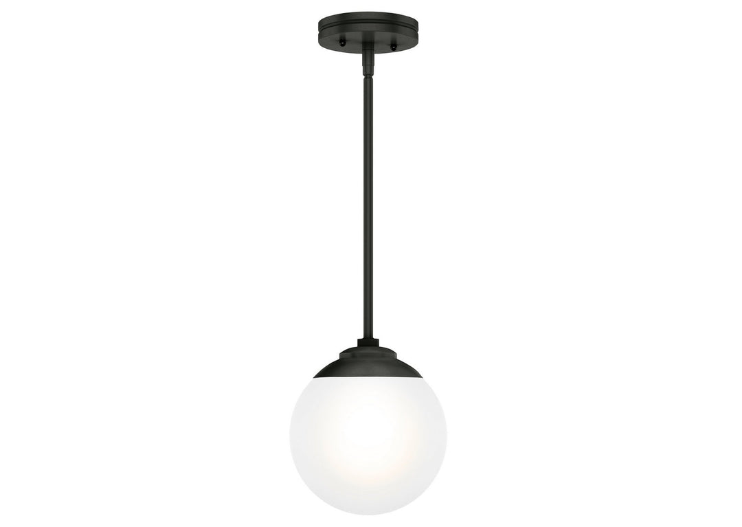 Hepburn One Light Mini Pendant in Matte Black