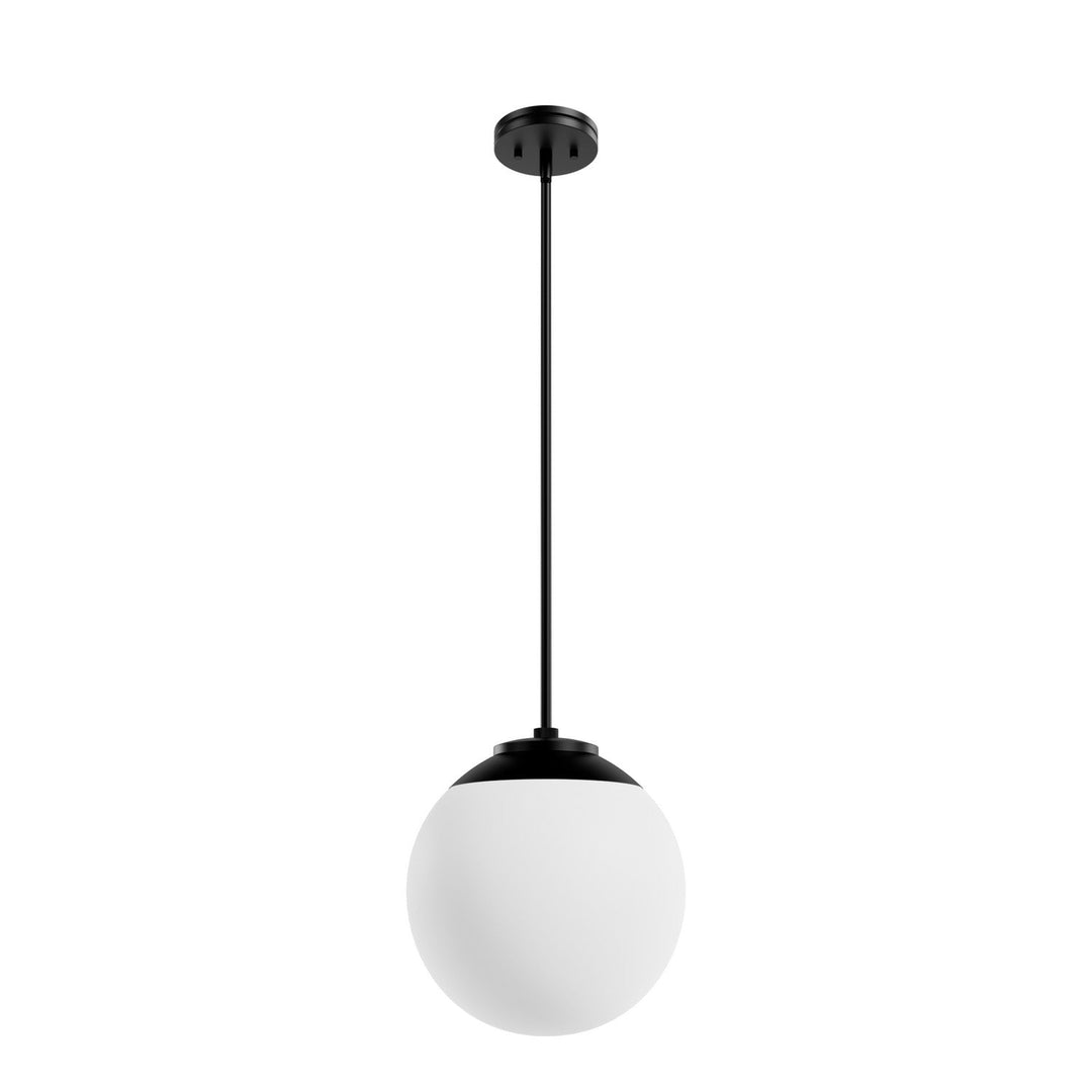 Hepburn One Light Pendant in Matte Black
