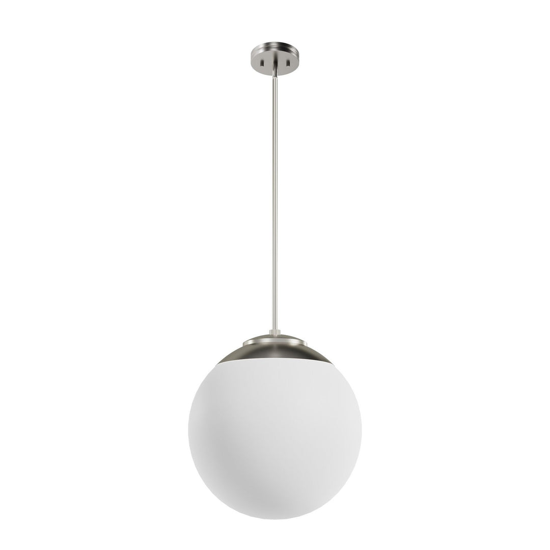 Hepburn Three Light Pendant in Brushed Nickel