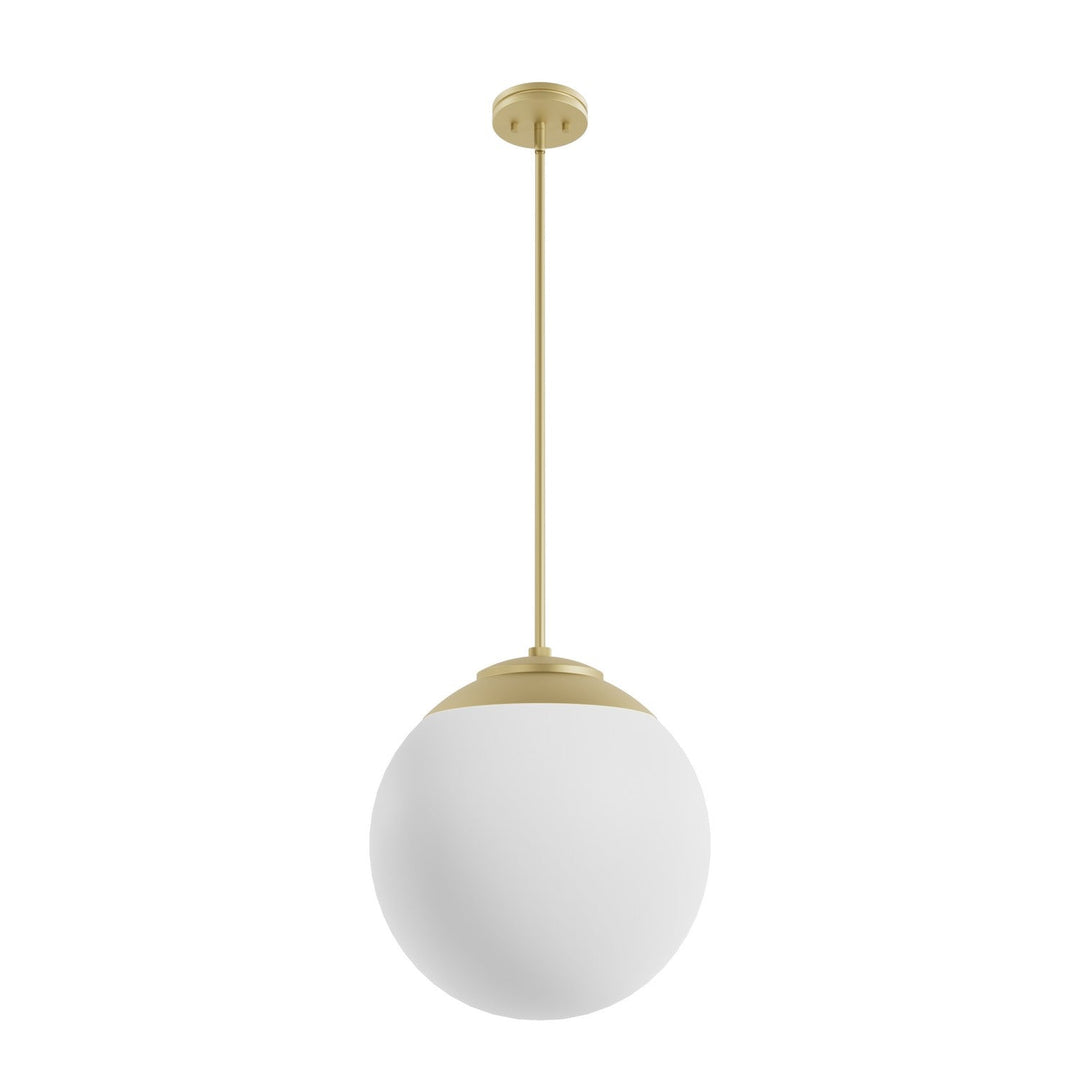 Hepburn Three Light Pendant in Modern Brass