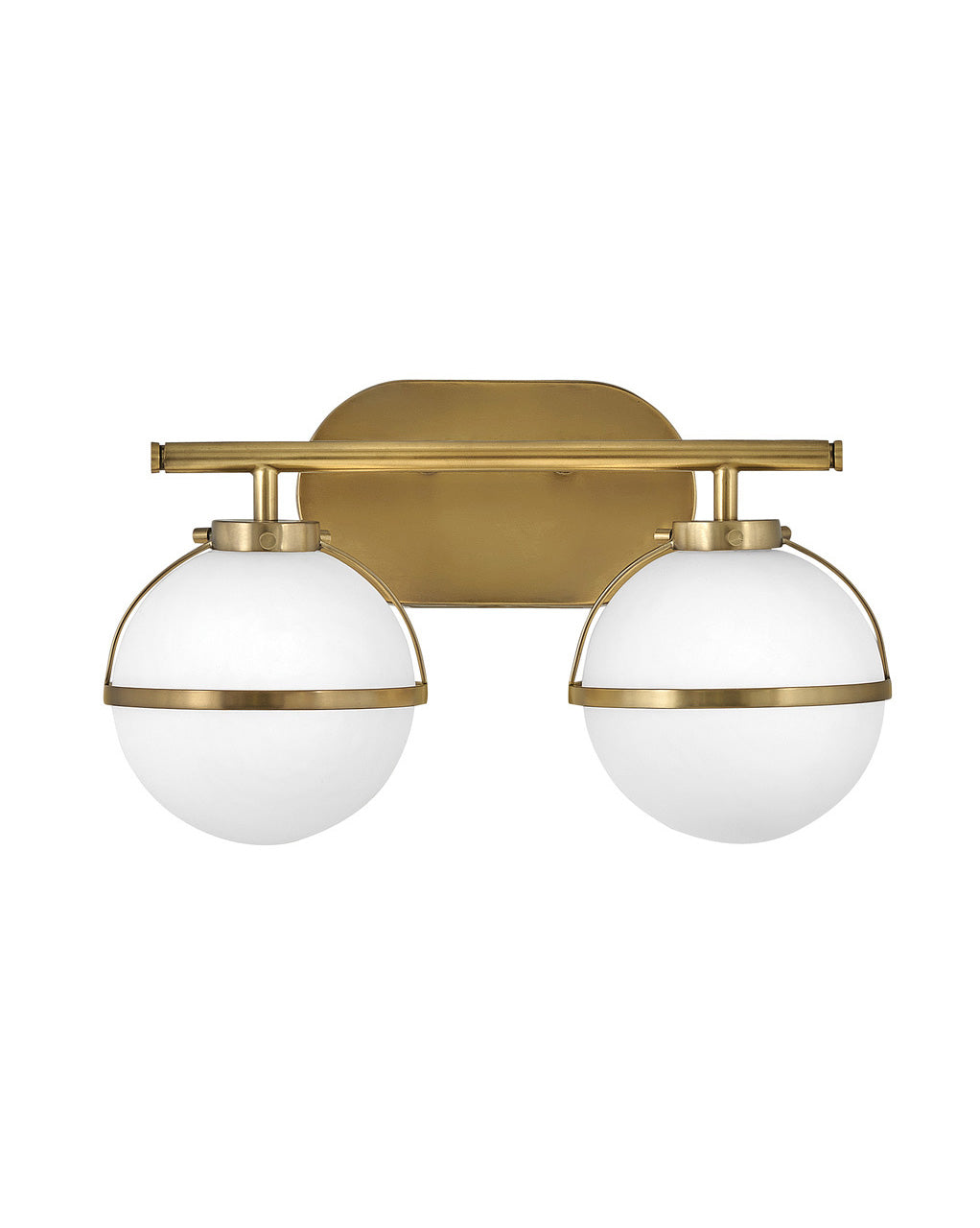 Hollis LED Bath in Heritage Brass