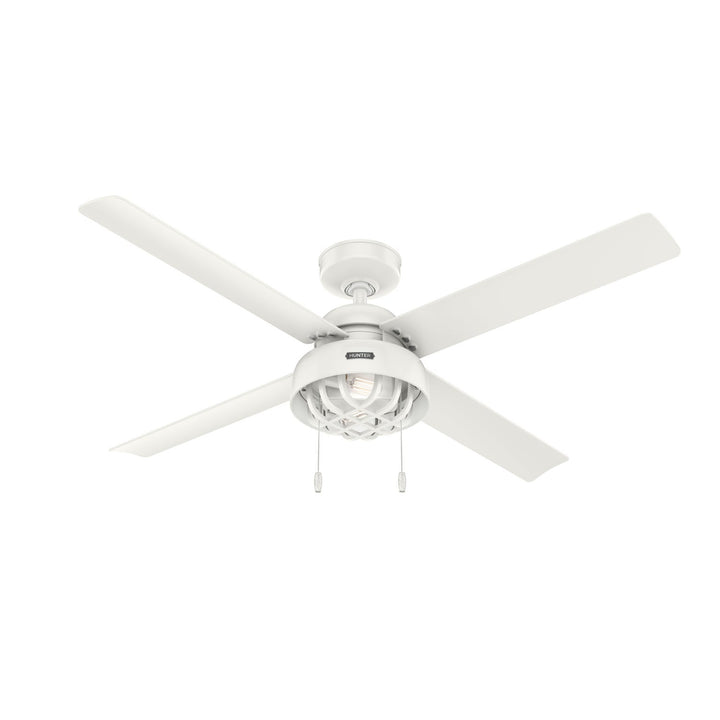 Hunter Fan Spring Mill 52" Outdoor Pull Chain Ceiling Fan with 7W LED