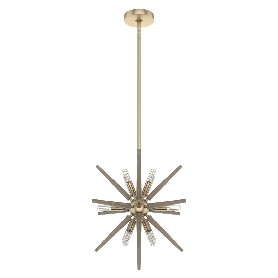 Jupiter Star 12 Light Pendant in Alturas Gold