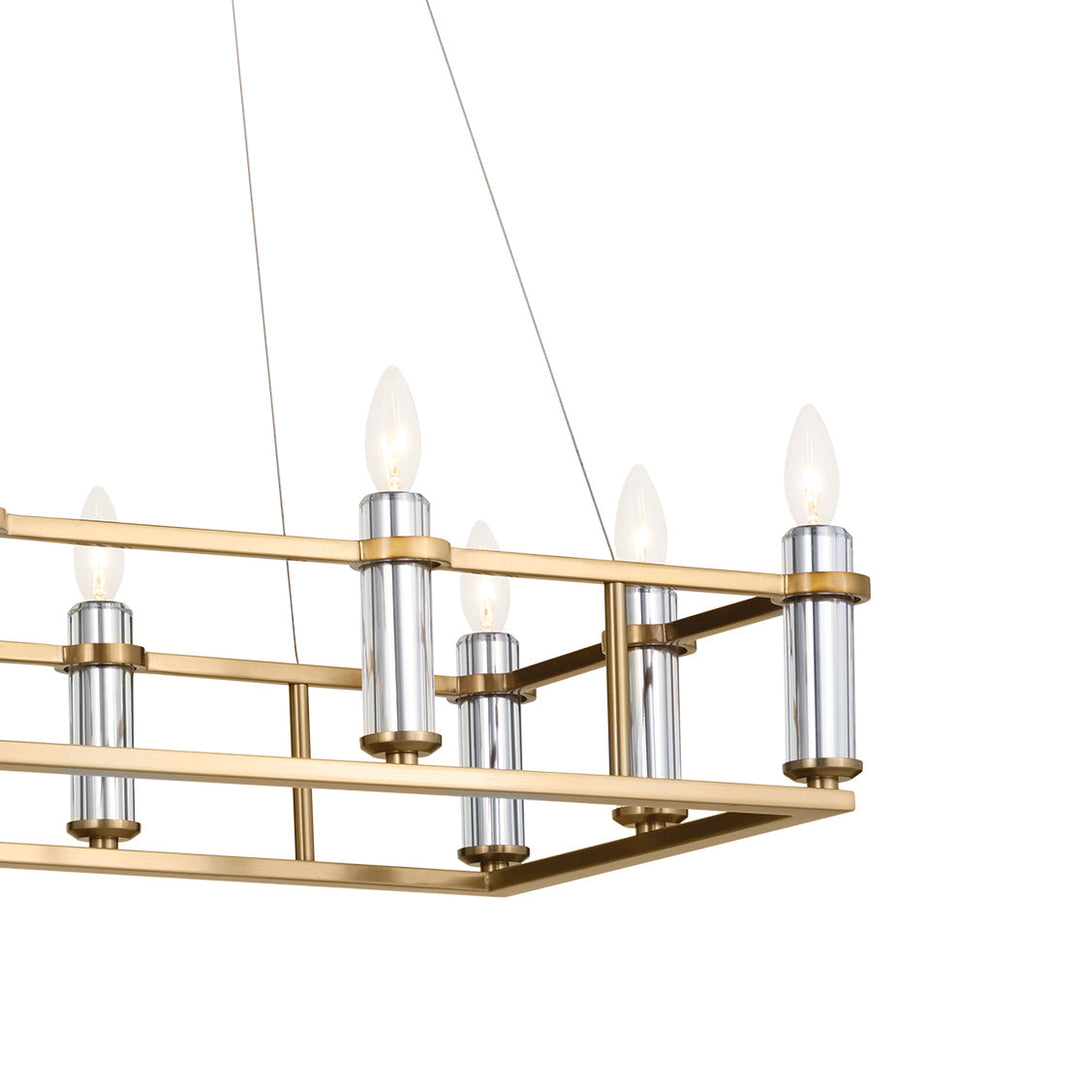Kichler 12 Light Linear Chandelier