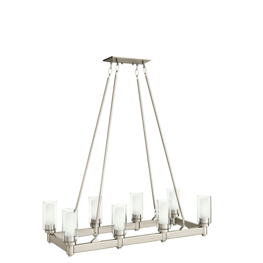 Kichler Eight Light Linear Chandelier