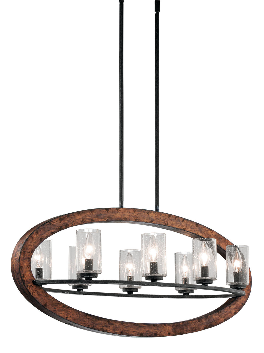 Kichler Eight Light Linear Chandelier
