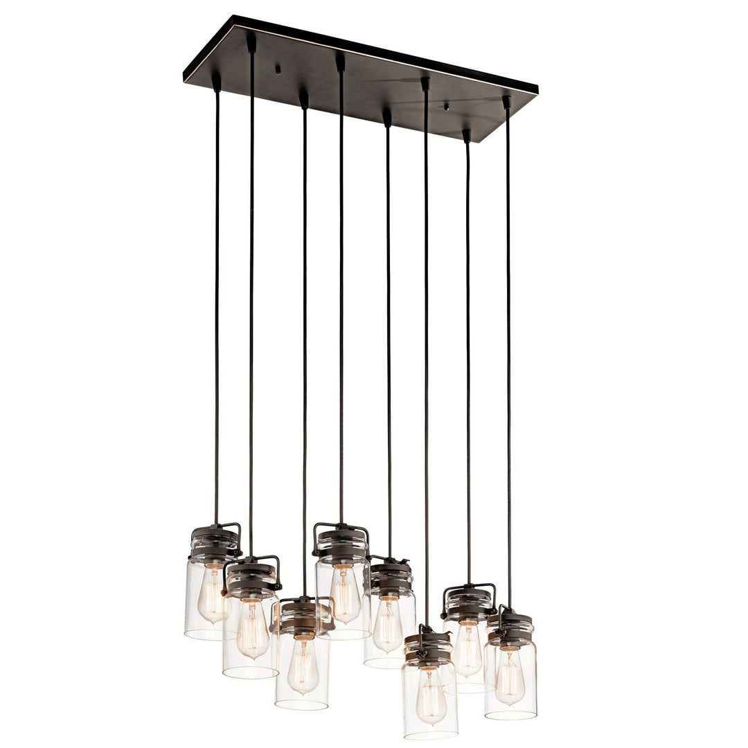 Kichler Eight Light Linear Chandelier