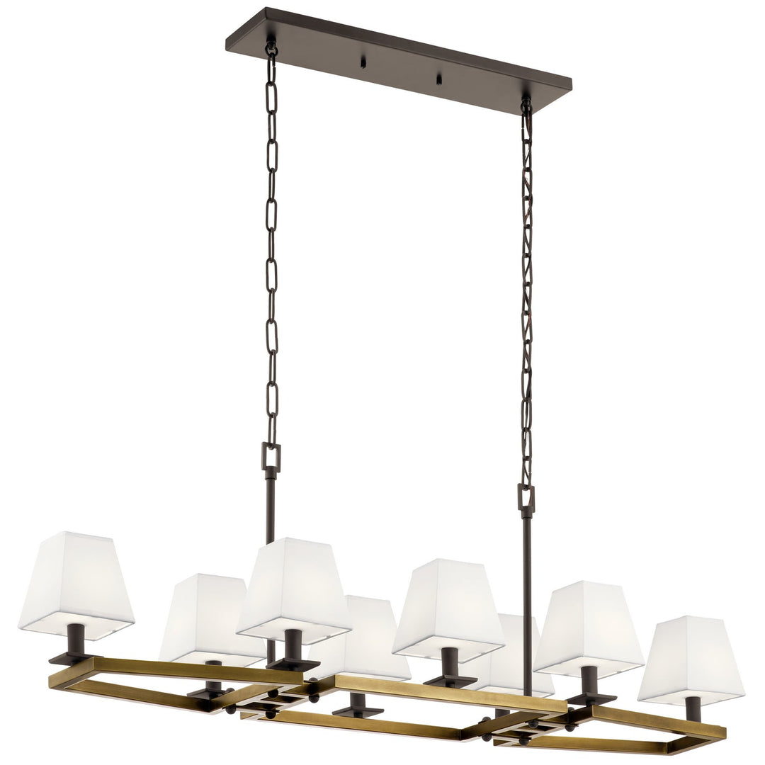 Kichler Eight Light Linear Chandelier