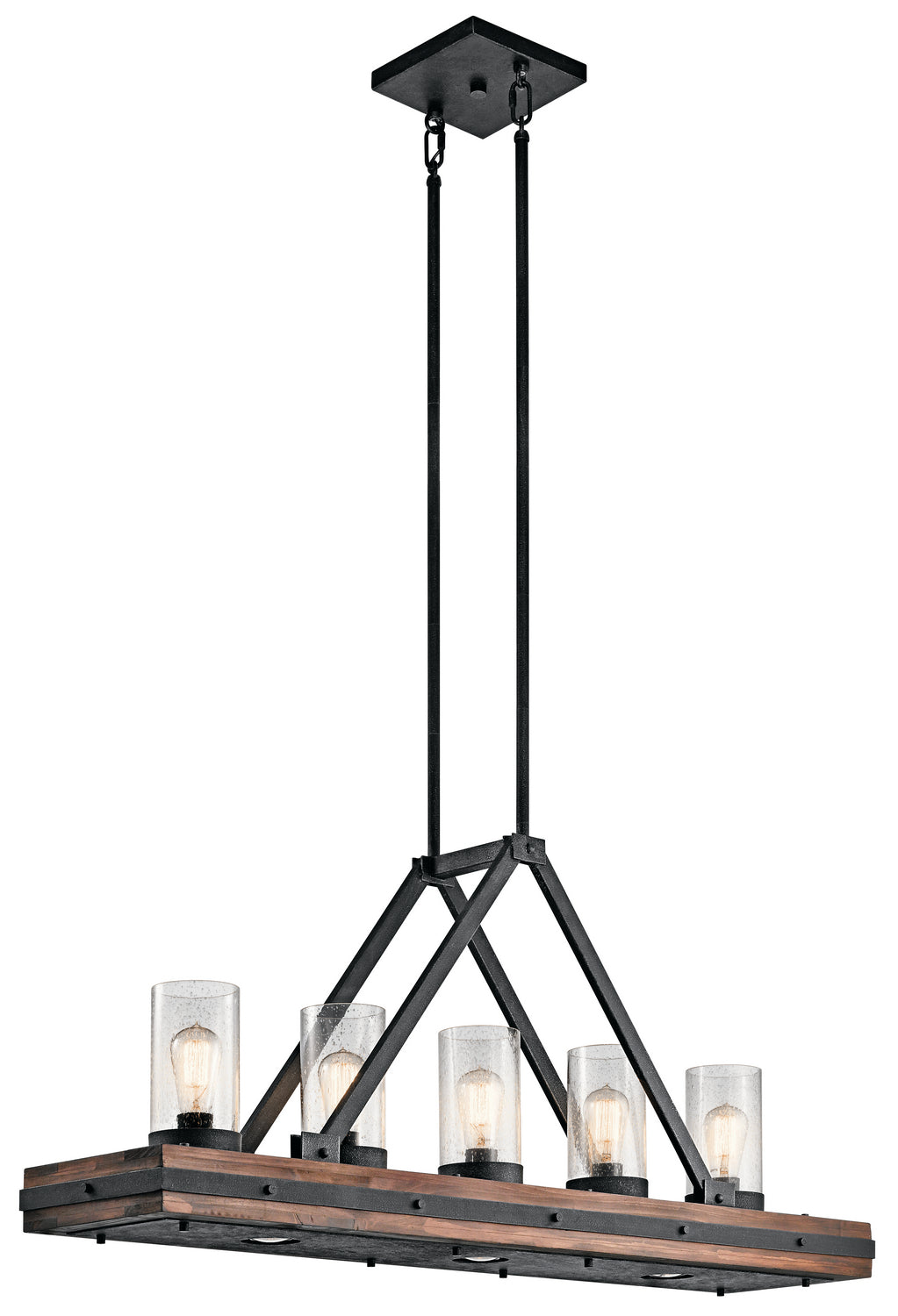 Kichler Eight Light Linear Chandelier