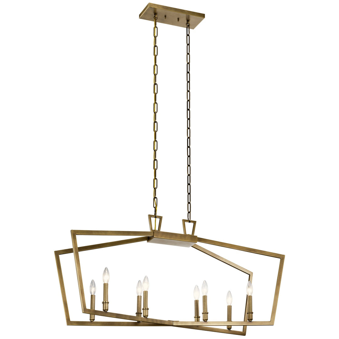 Kichler Eight Light Linear Chandelier