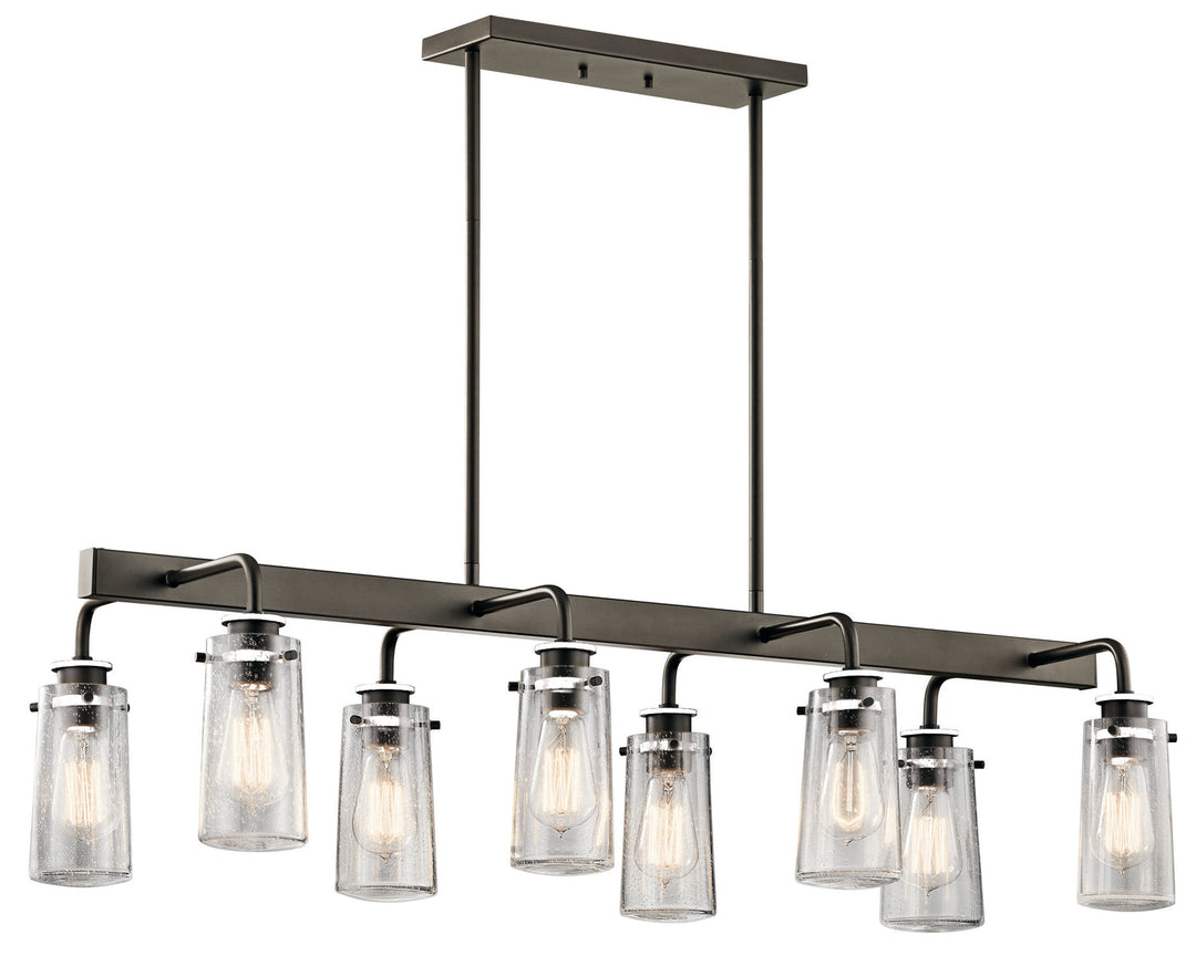 Kichler Eight Light Linear Chandelier