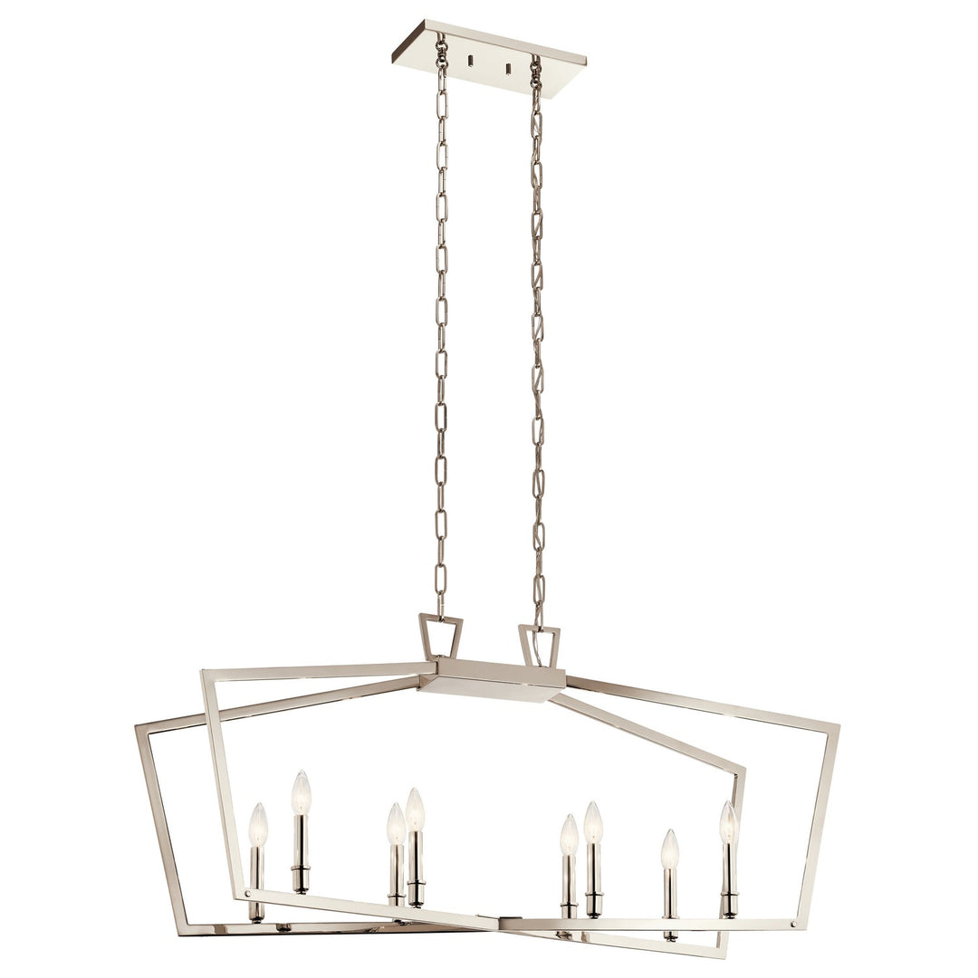 Kichler Eight Light Linear Chandelier
