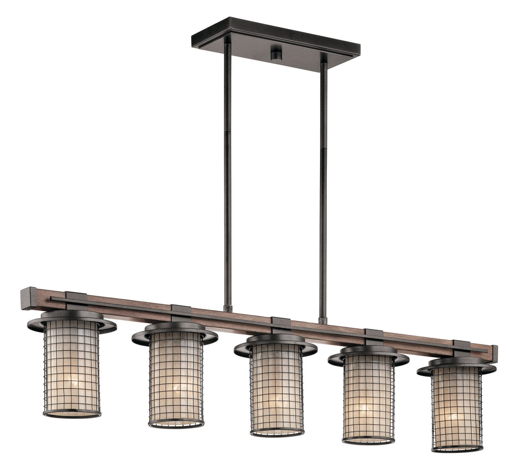 Kichler Five Light Linear Chandelier