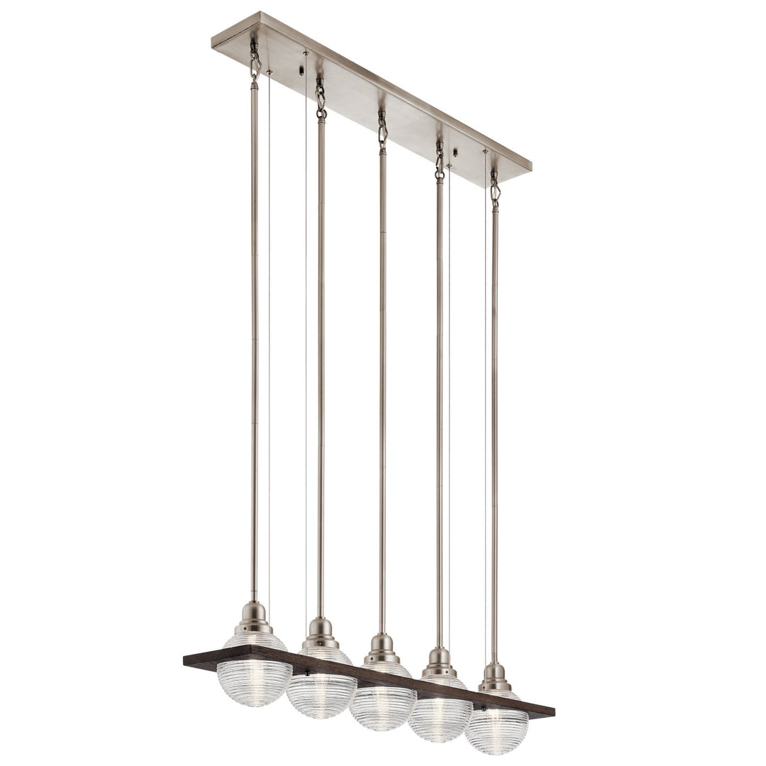 Kichler Five Light Linear Chandelier