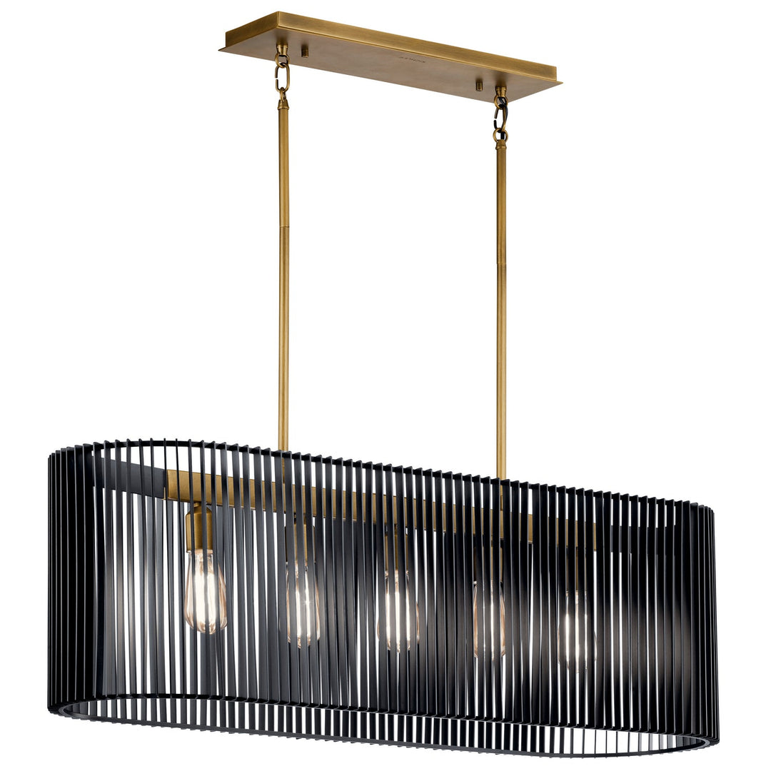Kichler Five Light Linear Chandelier