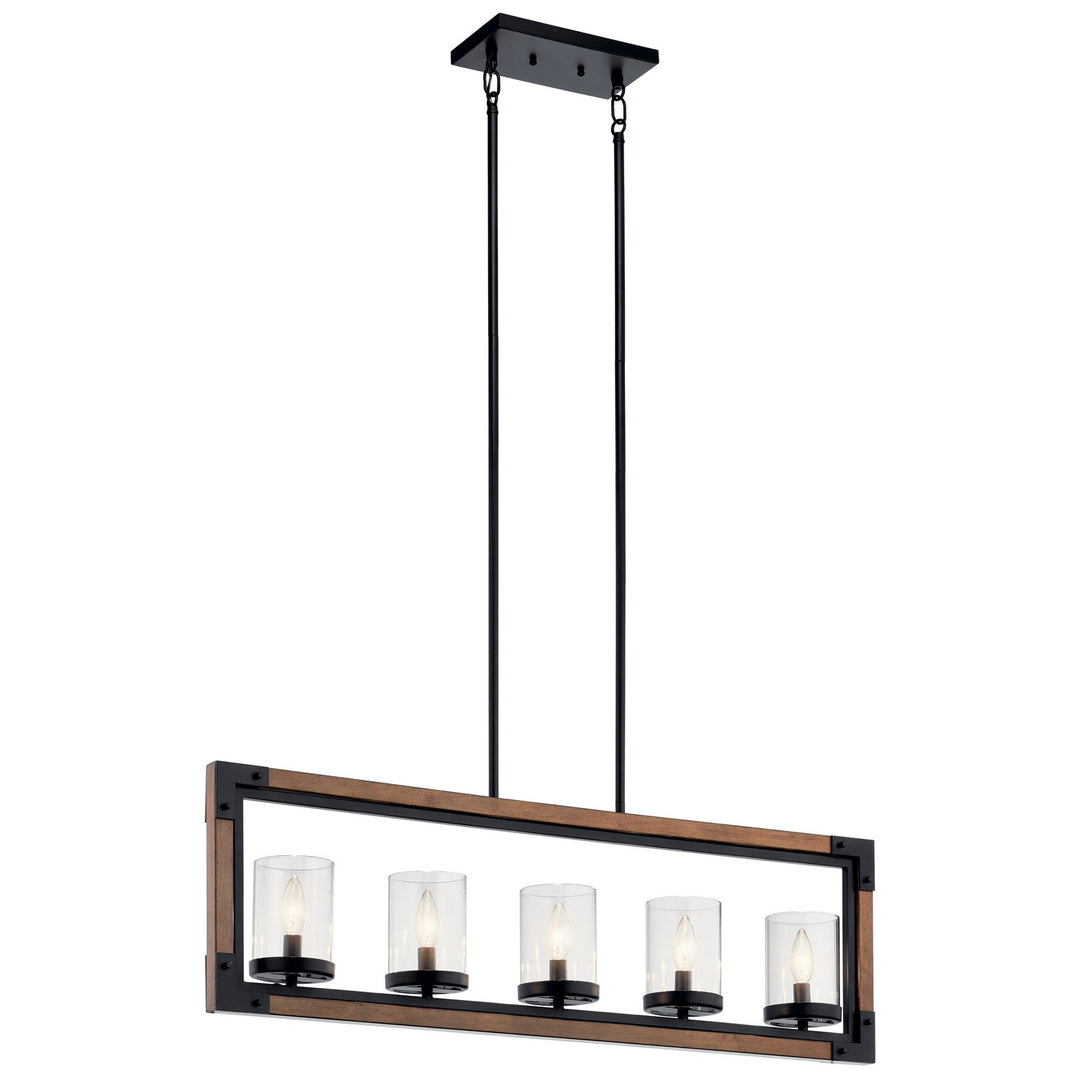 Kichler Five Light Linear Chandelier