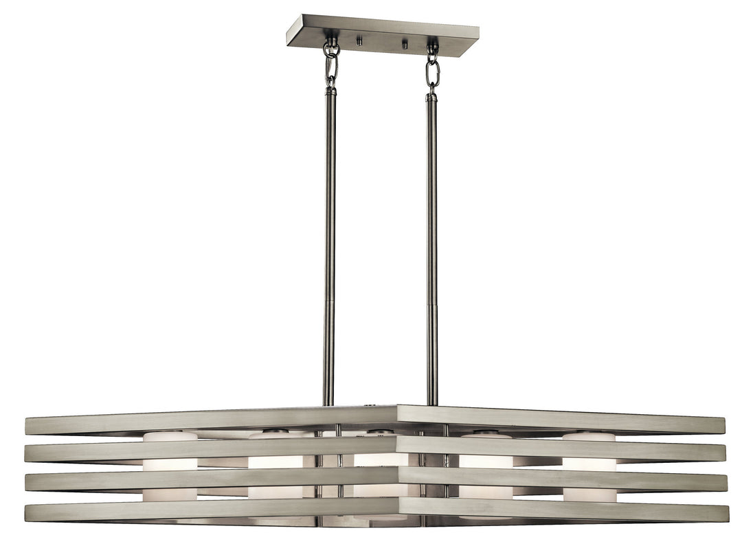 Kichler Five Light Linear Chandelier